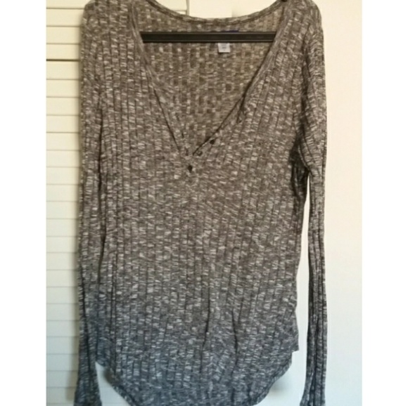 Super soft button top knit henley top - Picture 1 of 1